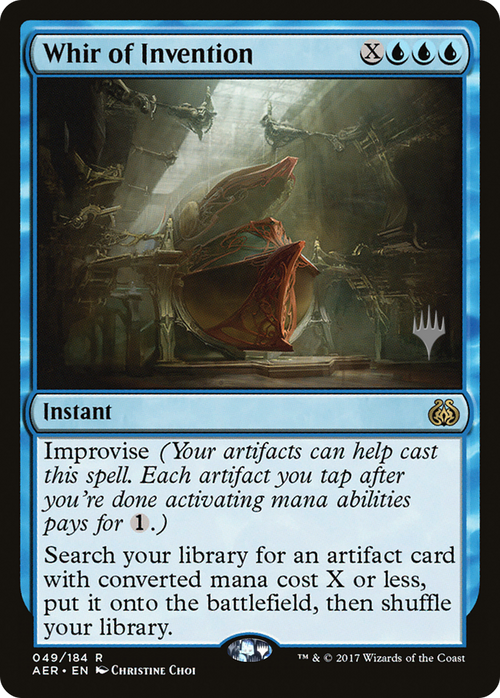 Whir of Invention (PPZNR-49P) - Aether Revolt Promos