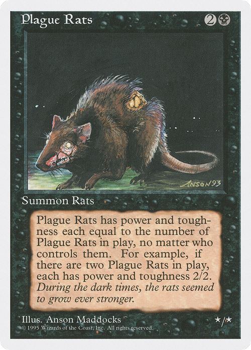 Plague Rats (4ED-) - Fourth Edition