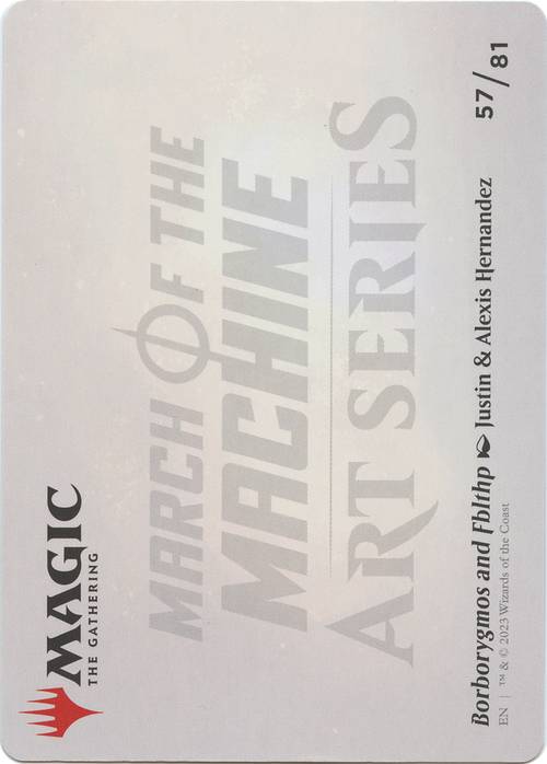 Borborygmos and Fblthp // Borborygmos and Fblthp (AMOM-057) - March of the Machine Art Series (Borderless) Foil