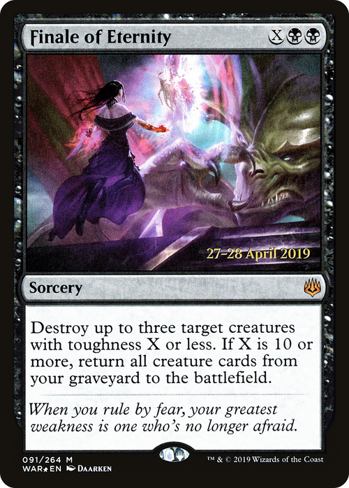 Finale of Eternity (PRE-91S) - War of the Spark Promos Foil