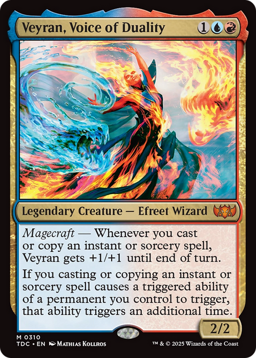 Veyran, Voice of Duality (TDC-310) - Commander: Tarkir: Dragonstorm
