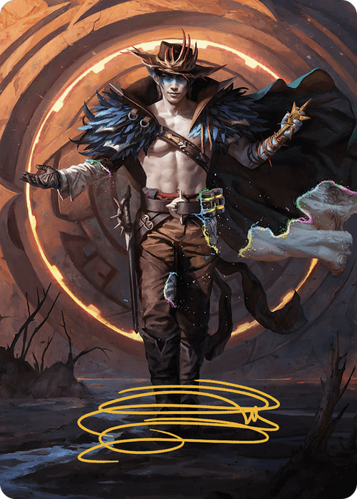 Oko, the Ringleader // Oko, the Ringleader (AOTJ-029) - Outlaws of Thunder Junction Art Series (Borderless)