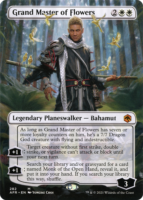 Grand Master of Flowers (Borderless) (AFR-282) - Adventures in the Forgotten Realms (Borderless) Foil