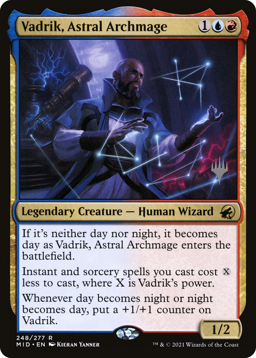 Vadrik, Astral Archmage (PPMID-248P) - Innistrad: Midnight Hunt Promos Foil