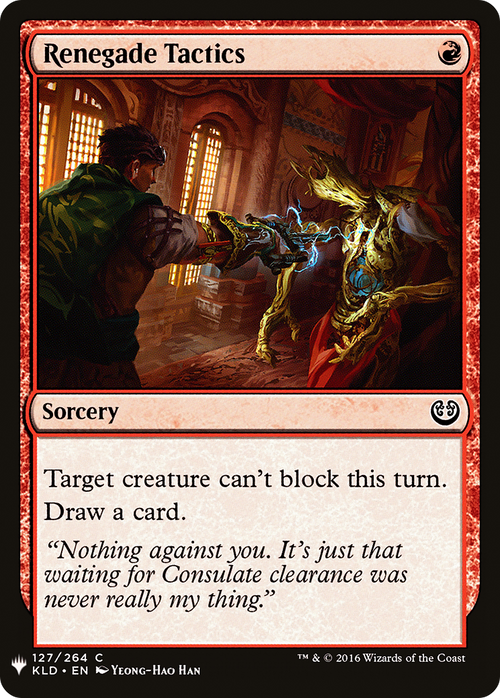 Renegade Tactics (LIST-KLD-127) - The List