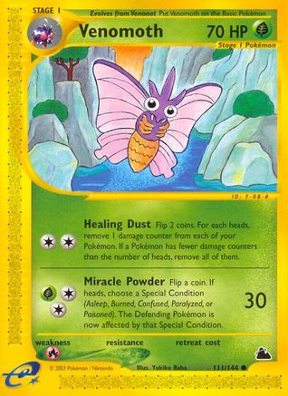 Venomoth/144  Skyridge - Common