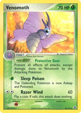 Venomoth/112  FireRed & LeafGreen - Uncommon