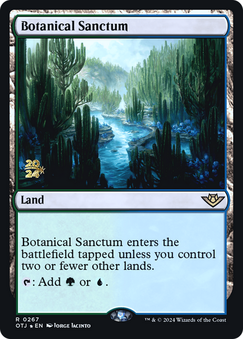 Botanical Sanctum (OTJ) (PRE-267) - Outlaws of Thunder Junction Promos Foil