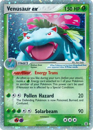 Venusaur ex/112  - Holofoil FireRed & LeafGreen - Ultra Rare