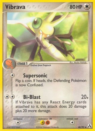 Vibrava/92  - Reverse Holofoil Legend Maker - Uncommon