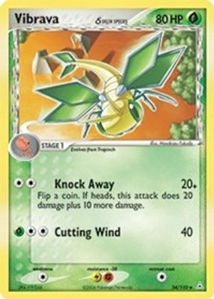 Vibrava (Delta Species)/110  - Reverse Holofoil Holon Phantoms - Uncommon