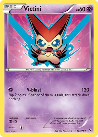 Victini (43)  Noble Victories - Rare