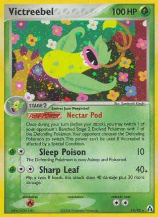 Victreebel/92  - Reverse Holofoil Legend Maker - Holo Rare