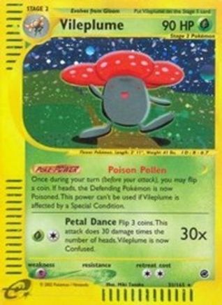 Vileplume (31)/165  - Holofoil Expedition - Holo Rare
