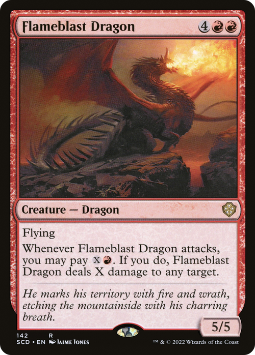 Flameblast Dragon (SCD-142) - Starter Commander Decks