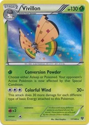 Vivillon (High Plains [Orange])/146  - Reverse Holofoil XY Base Set - Holo Rare