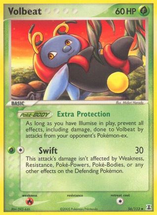 Volbeat 056/113  - Reverse Holofoil Delta Species - Uncommon