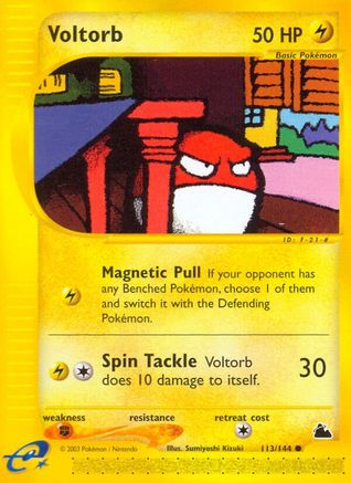 Voltorb/144  - Reverse Holofoil Skyridge - Common