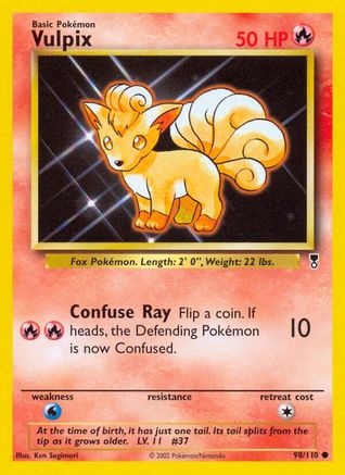 Vulpix 098  Legendary Collection - Common