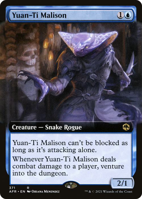 Yuan-Ti Malison (Extended Art) (AFR-371) - Adventures in the Forgotten Realms: (Extended Art)