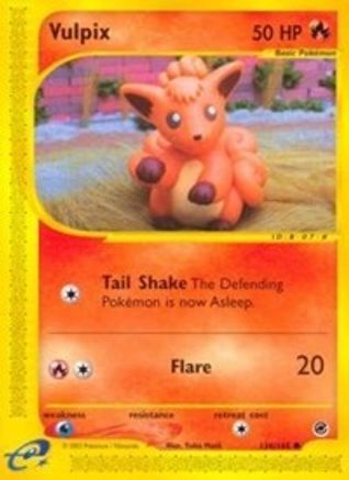 Vulpix/165  - Reverse Holofoil Expedition - Common