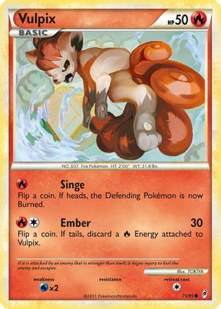 Vulpix 075  Call of Legends - Common