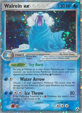 Walrein ex/92  - Holofoil Legend Maker - Ultra Rare
