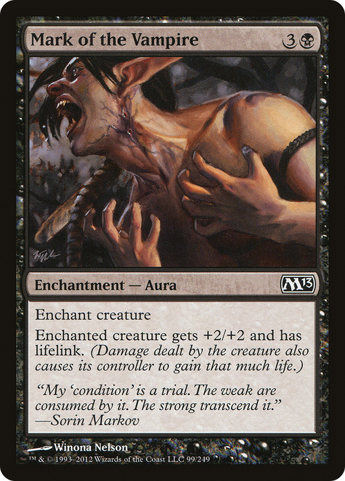 Mark of the Vampire (M13-099) - Magic 2013 Foil