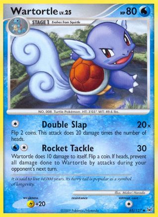 Wartortle/127  Platinum - Uncommon