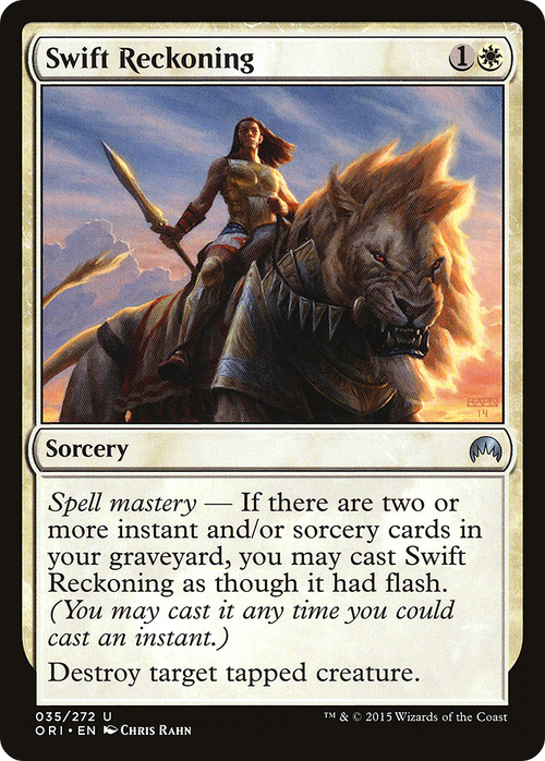 Swift Reckoning (ORI-035) - Magic Origins Foil