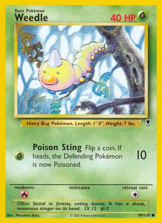 Weedle/110  Legendary Collection - Common