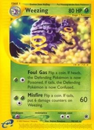 Weezing (70) (70) 070/165  Expedition - Rare