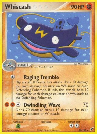 Whiscash/107  Deoxys - Rare