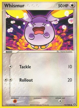 Whismur/106  - Reverse Holofoil Emerald - Common