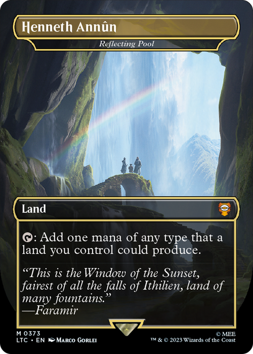 Henneth Annun - Reflecting Pool (LTC-373) - Tales of Middle-earth Commander / Henneth Annûn (Borderless)