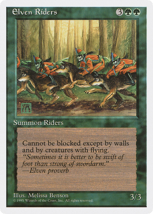 Elven Riders (4ED-126) - Fourth Edition
