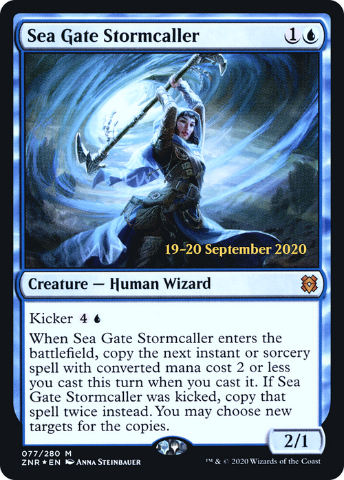 Sea Gate Stormcaller (PRE-77S) - Zendikar Rising Promos Foil