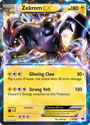 Zekrom EX/99  - Holofoil Next Destinies - Ultra Rare