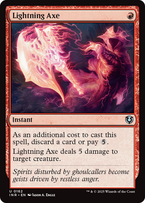 Lightning Axe (INR-162) - Innistrad Remastered