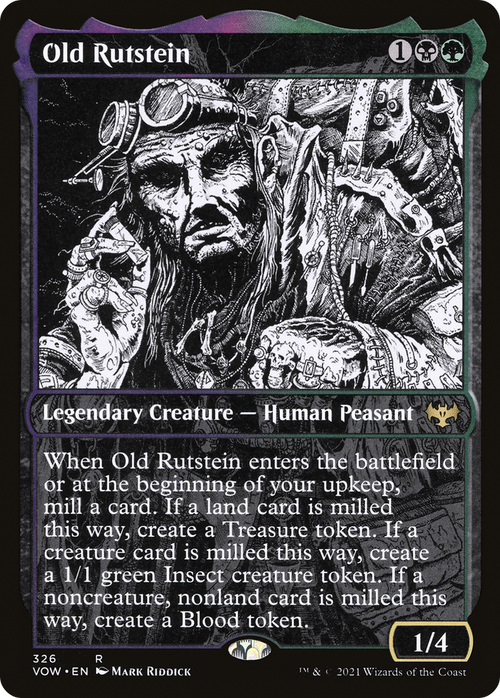 Old Rutstein (Showcase) (VOW-326) - Innistrad: Crimson Vow: (Showcase)