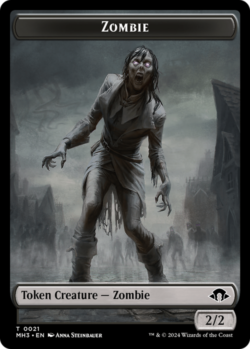 Zombie (TMH3-021) - Modern Horizons 3 Tokens