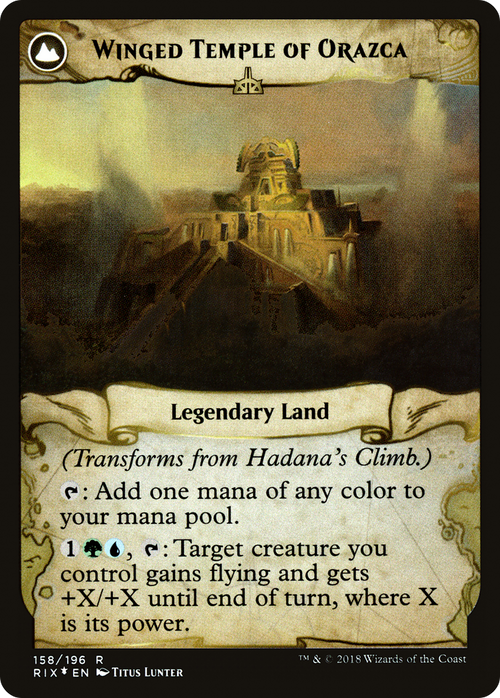 Hadana's Climb (PRE-158S) - Rivals of Ixalan Promos: (compasslanddfc) Foil