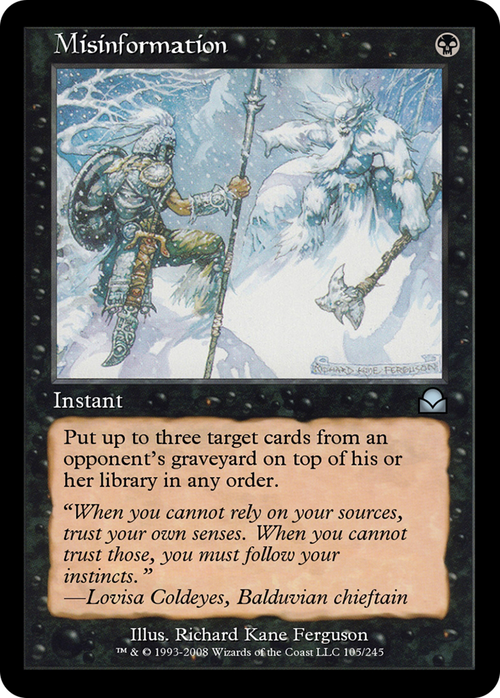 Misinformation (ME2-105) - Masters Edition II