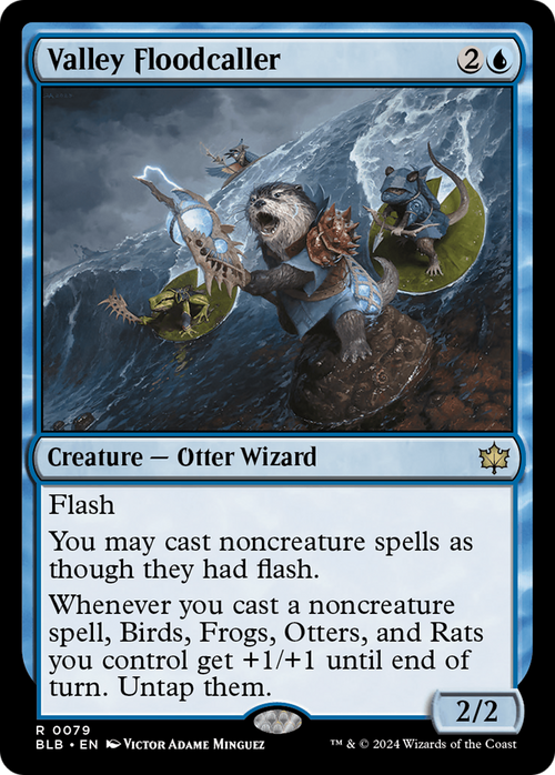 Valley Floodcaller (BLB-079) - Bloomburrow