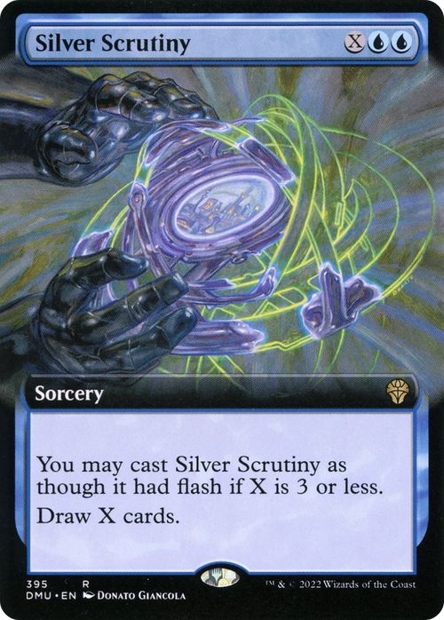 Silver Scrutiny (Extended Art) (DMU-395) - Dominaria United: (Extended Art) Foil