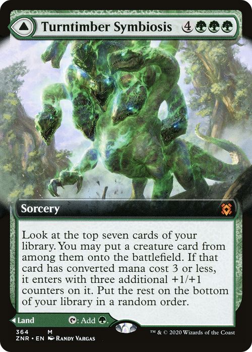 Turntimber Symbiosis (Extended Art) (ZNR-364) - Zendikar Rising: (Extended Art)