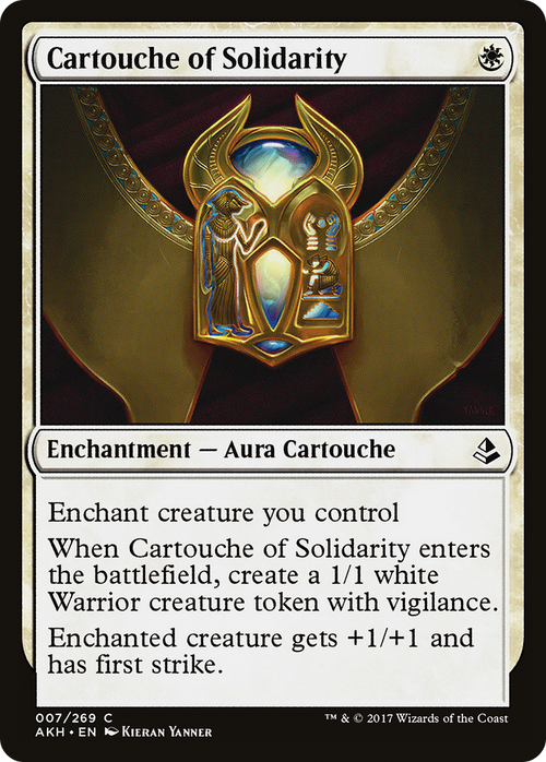 Cartouche of Solidarity (AKH-007) - Amonkhet Foil