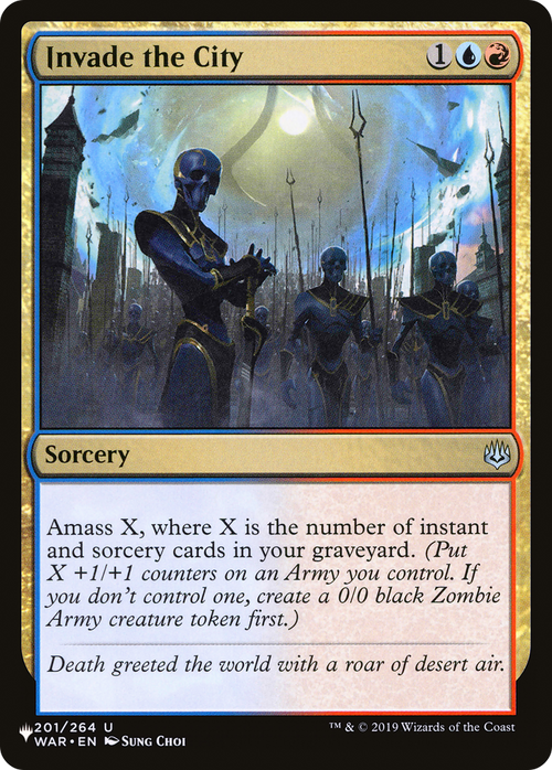 Invade the City (LIST-201/264) - The List