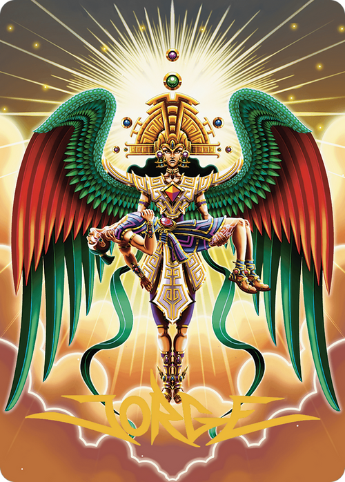 Resplendent Angel // Resplendent Angel (ALCI-059) - The Lost Caverns of Ixalan Art Series (Borderless) Foil