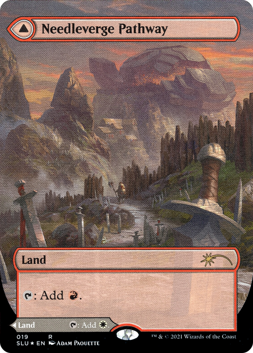 Needleverge Pathway (Borderless) (SLU-019) - Secret Lair: Ultimate Edition: (Showcase) (Borderless) Foil